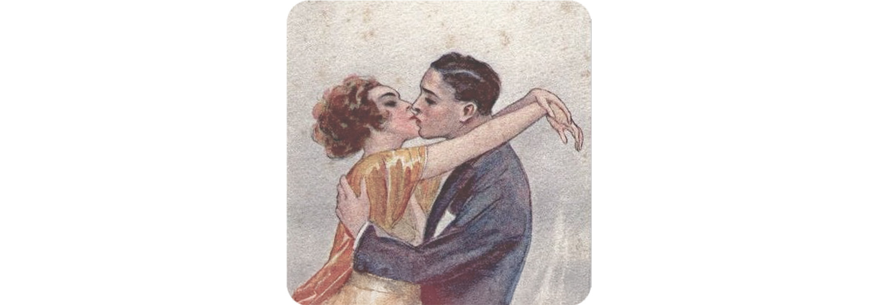 couple saint Valentin 1920